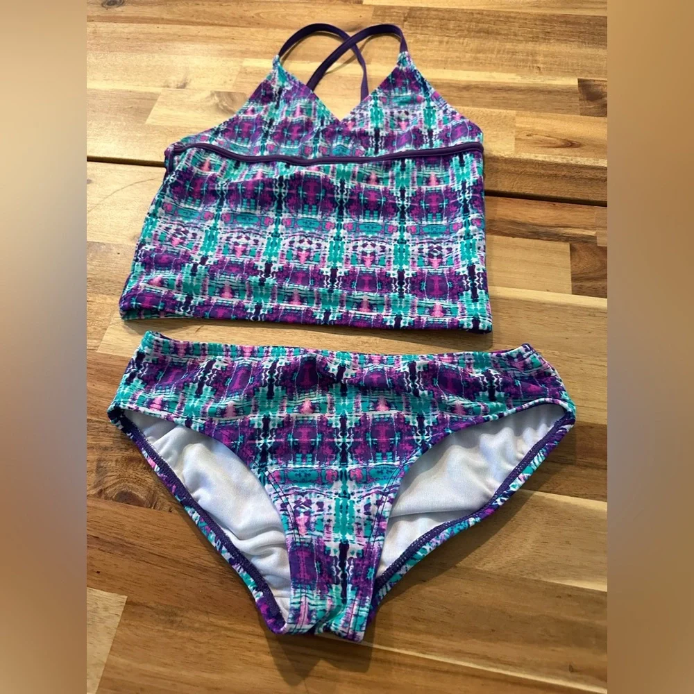 KAMI Girls Two-piece Bathing Suit | Size 10 - Picture 1 of 5
